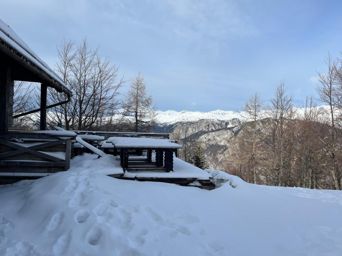 Chalet Burja At Vogel Mountain - Cable Car Access Or Hiking - Not Reachable With Car Bohinj Luaran gambar